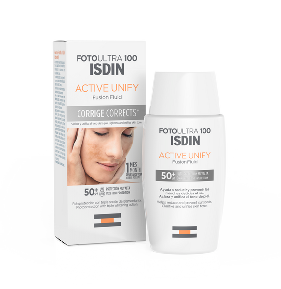 ISDIN FOTOULTRA 100 ACTIVE UNIFY FUSION FLUID SPF50+
