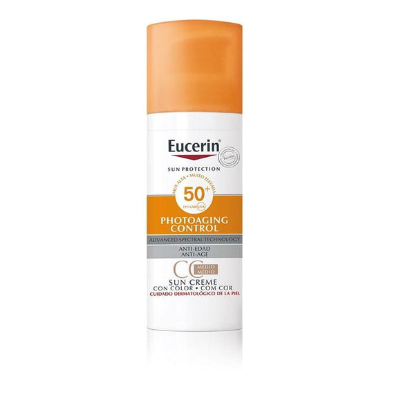 EUCERIN SUN FLUID ANTI-EDAD CON COLOR FPS50+ PHOTOAGING CONTROL